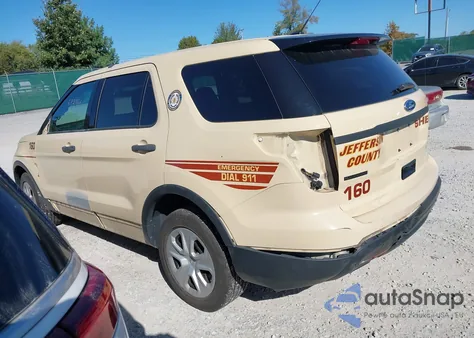 2015 Ford Police Interceptor from USA, damaged, VIN 1FM5K8AR6FGC17625